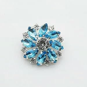 2 Stück 28 mm Blumenform Metall glänzende Strass-Glasknöpfe DIY Nähen dekoratives Bekleidungszubehör-28 2 Stück 28 mm Blumenform Metall glänzende Strass-Glasknöpfe DIY Nähen dekoratives Bekleidungszubehör-28 von YFSHC