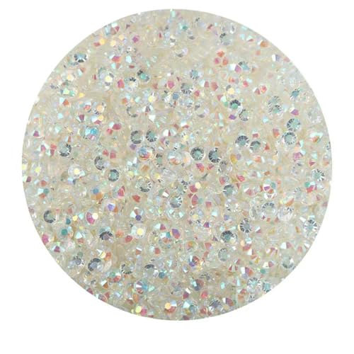 2 mm, 3,0 mm, 4,0 mm, 5 mm, 6 mm, flache Rückseite, silberne Unterseite, Harz, nicht Hotfix-Strasssteine in großer Packung für DIY-Bastelarbeiten, Nagelkunst-Deko 2 mm, 3,0 mm, 4,0 mm, 5 mm, 6 mm, flache Rückseite, silberne Unterseite, Harz, nicht Hotfix-Strasssteine in großer Packung für DIY-Bastelarbeiten, Nagelkunst-Deko von YFSHC