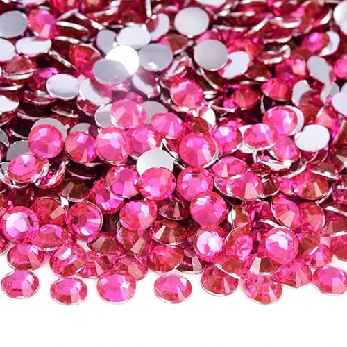 2 mm – 6 mm, rund, nicht Hotfix, Glitzer, Bling, Maniküre-Strass, silberfarben, flache Rückseite, Kunstharz, Strasssteine zum Aufkleben, Perlen für Nailart, Nagel-Edelste 2 mm – 6 mm, rund, nicht Hotfix, Glitzer, Bling, Maniküre-Strass, silberfarben, flache Rückseite, Kunstharz, Strasssteine zum Aufkleben, Perlen für Nailart, Nagel-Edelste von YFSHC