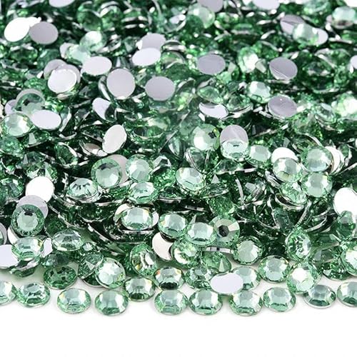 2 mm – 6 mm, rund, nicht Hotfix, Glitzer, Bling, Maniküre-Strass, silberfarben, flache Rückseite, Kunstharz, zum Aufkleben, Perlen, Nailart, Nagel-Edelsteine, DIY, Helles 2 mm – 6 mm, rund, nicht Hotfix, Glitzer, Bling, Maniküre-Strass, silberfarben, flache Rückseite, Kunstharz, zum Aufkleben, Perlen, Nailart, Nagel-Edelsteine, DIY, Helles von YFSHC