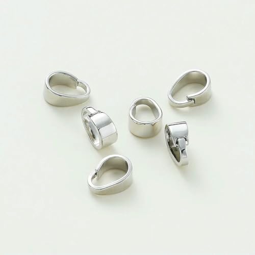 20 Stück/Los 14 Karat 18 Karat Goldfarbene Anhänger-Klemmklammern Melonensamen-Charm-Verschlüsse Verbinder Bulk für DIY-Halskettenherstellung-Platin-3 x 5 x 6,7 mm 20 Stück/Los 14 Karat 18 Karat Goldfarbene Anhänger-Klemmklammern Melonensamen-Charm-Verschlüsse Verbinder Bulk für DIY-Halskettenherstellung-Platin-3 x 5 x 6,7 mm von YFSHC