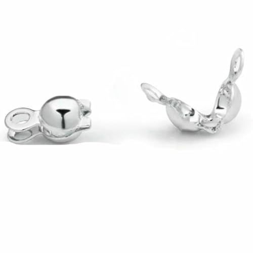 20 Stück/Los Verbinderverschluss Edelstahl-Kugelkette für DIY-Schmuckherstellung, Kalotten-Endcrimps, Perlenverbinder, Stahl 3,2 x 6,5 mm, 60 Stück 20 Stück/Los Verbinderverschluss Edelstahl-Kugelkette für DIY-Schmuckherstellung, Kalotten-Endcrimps, Perlenverbinder, Stahl 3,2 x 6,5 mm, 60 Stück von YFSHC