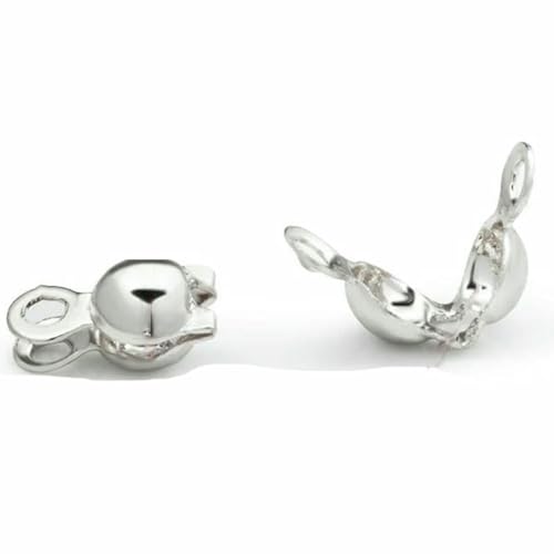 20 Stück/Los Verbinderverschluss passend für Edelstahl-Kugelkette für DIY-Schmuckherstellung, Kalotten-End-Crimps, Perlenverbinder, Stahl, 4 x 8 mm, 60 Stück 20 Stück/Los Verbinderverschluss passend für Edelstahl-Kugelkette für DIY-Schmuckherstellung, Kalotten-End-Crimps, Perlenverbinder, Stahl, 4 x 8 mm, 60 Stück von YFSHC