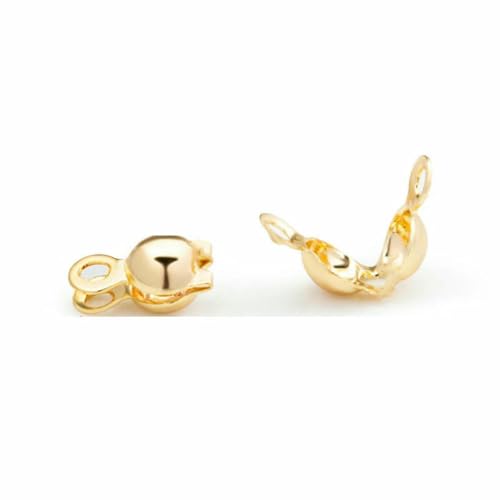 20 Stück/Los Verbinderverschluss passend für Edelstahl-Kugelkette für DIY-Schmuckherstellung, Kalotten-Endcrimps, Perlenverbinder, Gold, 4 x 8 mm, 20 Stück 20 Stück/Los Verbinderverschluss passend für Edelstahl-Kugelkette für DIY-Schmuckherstellung, Kalotten-Endcrimps, Perlenverbinder, Gold, 4 x 8 mm, 20 Stück von YFSHC