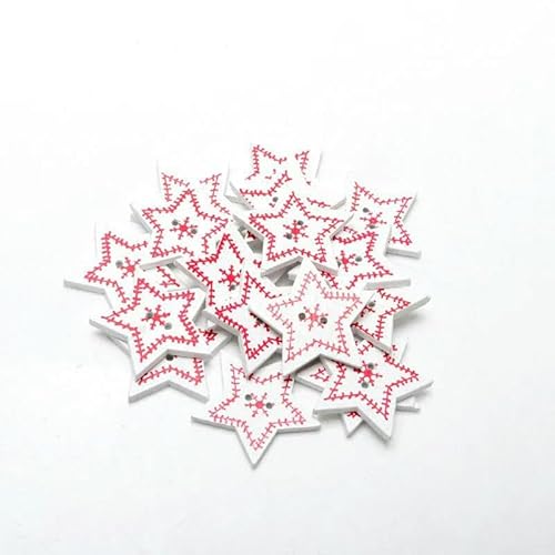 20 Stück/Packung Mix Weihnachten Dekorative Holzknöpfe DIY 2 Löcher Handgefertigt Scrapbooking Für Bastelbedarf Nähzubehör-MT0904 20 Stück/Packung Mix Weihnachten Dekorative Holzknöpfe DIY 2 Löcher Handgefertigt Scrapbooking Für Bastelbedarf Nähzubehör-MT0904 von YFSHC