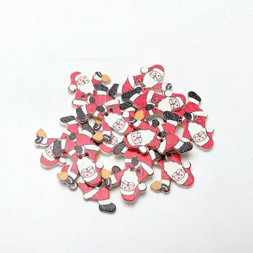 20 Stück/Packung Mix Weihnachten Dekorative Holzknöpfe DIY 2 Löcher Handgefertigt Scrapbooking Für Bastelbedarf Nähzubehör-MT241 20 Stück/Packung Mix Weihnachten Dekorative Holzknöpfe DIY 2 Löcher Handgefertigt Scrapbooking Für Bastelbedarf Nähzubehör-MT241 von YFSHC