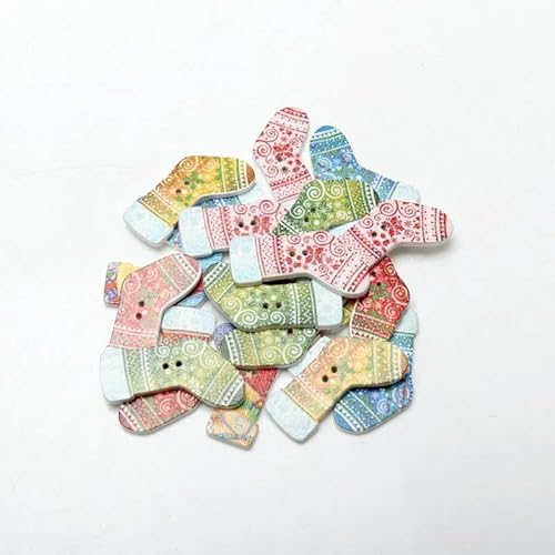 20 Stück/Packung Mix Weihnachten Dekorative Holzknöpfe DIY 2 Löcher Handgefertigt Scrapbooking Für Bastelbedarf Nähzubehör-MT248 20 Stück/Packung Mix Weihnachten Dekorative Holzknöpfe DIY 2 Löcher Handgefertigt Scrapbooking Für Bastelbedarf Nähzubehör-MT248 von YFSHC