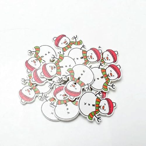 20 Stück/Packung Mix Weihnachten Dekorative Holzknöpfe DIY 2 Löcher Handgefertigt Scrapbooking Für Bastelbedarf Nähzubehör-MT312 20 Stück/Packung Mix Weihnachten Dekorative Holzknöpfe DIY 2 Löcher Handgefertigt Scrapbooking Für Bastelbedarf Nähzubehör-MT312 von YFSHC