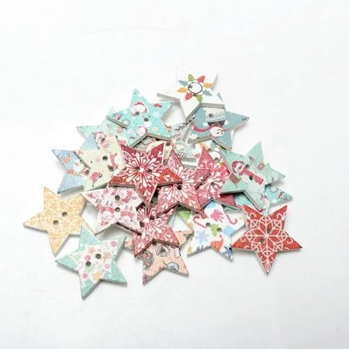 20 Stück/Packung Mix Weihnachten Dekorative Holzknöpfe DIY 2 Löcher Handgefertigt Scrapbooking Für Bastelbedarf Nähzubehör-MT795 20 Stück/Packung Mix Weihnachten Dekorative Holzknöpfe DIY 2 Löcher Handgefertigt Scrapbooking Für Bastelbedarf Nähzubehör-MT795 von YFSHC