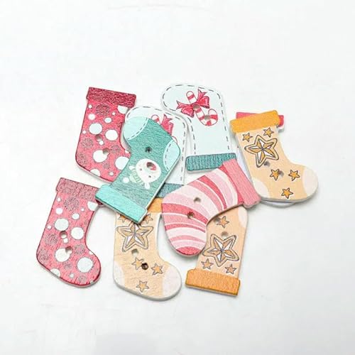 20 Stück/Packung Mix Weihnachten Dekorative Holzknöpfe DIY 2 Löcher Handgefertigt Scrapbooking Für Bastelbedarf Nähzubehör-MT857 20 Stück/Packung Mix Weihnachten Dekorative Holzknöpfe DIY 2 Löcher Handgefertigt Scrapbooking Für Bastelbedarf Nähzubehör-MT857 von YFSHC