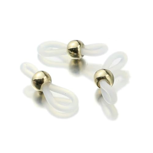 20 Stück Brillenkettenenden, verstellbare Federgummi-Enden, Verbinder für Brillenhalter, Halskettenkette, DIY-Schmuckherstellung, A-4 20 Stück Brillenkettenenden, verstellbare Federgummi-Enden, Verbinder für Brillenhalter, Halskettenkette, DIY-Schmuckherstellung, A-4 von YFSHC