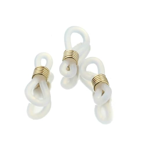 20 Stück Brillenkettenenden, verstellbare Federgummi-Enden, Verbinder für Brillenhalter, Halskettenkette, DIY-Schmuckherstellung, B-1 von YFSHC