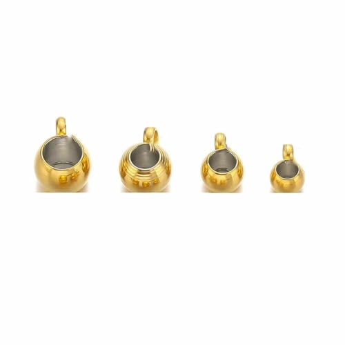 20 Stück Edelstahl-Abstandsperlen, Anhänger, Charms, Verschlüsse, goldfarbene Bügelperle für DIY-Schmuckherstellung, Löcher 2–4,0 mm, Perlen – goldfarben vertikal – 5 x 2,8 mm Loch 20 Stück Edelstahl-Abstandsperlen, Anhänger, Charms, Verschlüsse, goldfarbene Bügelperle für DIY-Schmuckherstellung, Löcher 2–4,0 mm, Perlen – goldfarben vertikal – 5 x 2,8 mm Loch von YFSHC