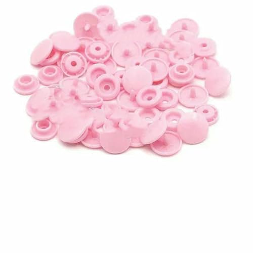 200 Sets Druckknöpfe T5 Rundknopf für Kleidung Druckknöpfe DIY Kinderwindeln Lätzchen-B57-600 Sets von YFSHC