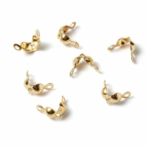 200 Stück/Los Verbinderverschlüsse passend 4 x 8 mm Kugelkettenende Quetschperlen Kappen Erkenntnisse für Schmuckherstellung Zubehör Zubehör DIY-KC Gold 200 Stück/Los Verbinderverschlüsse passend 4 x 8 mm Kugelkettenende Quetschperlen Kappen Erkenntnisse für Schmuckherstellung Zubehör Zubehör DIY-KC Gold von YFSHC