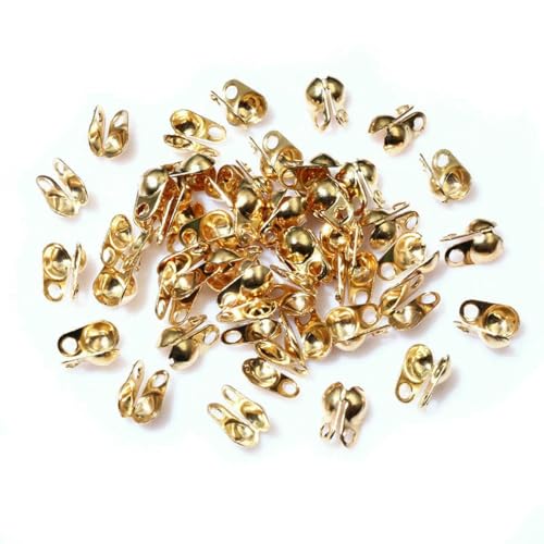 200 Stück Passend für 1,5/2/2,4/3,2 mm Kugelkette Kalotte End Crimp Beads Verbindungskomponenten für DIY Schmuckherstellung Zubehör Befunde-KC Gold-3,2 mm 200 Stück Passend für 1,5/2/2,4/3,2 mm Kugelkette Kalotte End Crimp Beads Verbindungskomponenten für DIY Schmuckherstellung Zubehör Befunde-KC Gold-3,2 mm von YFSHC