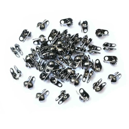 200 Stück passend für 1,5/2/2,4/3,2 mm Kugelkette, Kalotten-End-Quetschperlen, Verbindungskomponenten für DIY-Schmuckherstellung, Zubehör, Befunde – Gun Black – 2,0 mm 200 Stück passend für 1,5/2/2,4/3,2 mm Kugelkette, Kalotten-End-Quetschperlen, Verbindungskomponenten für DIY-Schmuckherstellung, Zubehör, Befunde – Gun Black – 2,0 mm von YFSHC