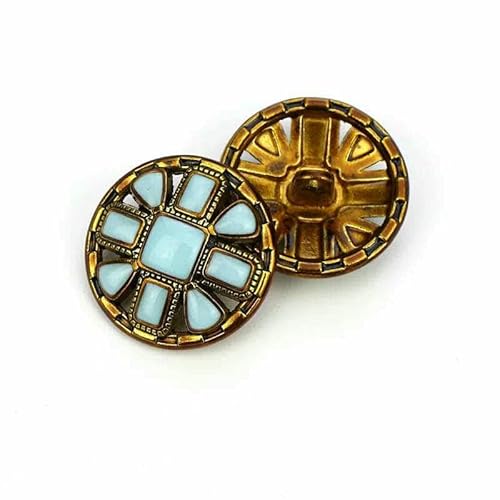 2019 Neue 5-teilige 18/20/25-mm-High-End-Metallknöpfe mit doppelter Einlage, Perlen-Nähknopf, Mantel-Wollknöpfe für Kleidung, Nr. 7–20 mm 2019 Neue 5-teilige 18/20/25-mm-High-End-Metallknöpfe mit doppelter Einlage, Perlen-Nähknopf, Mantel-Wollknöpfe für Kleidung, Nr. 7–20 mm von YFSHC