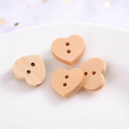 30/50 Stück 2 Löcher Herz Holzknöpfe Süße natürliche Farbe Nähen Kleidung Knopf Scrapbooking Kleidungsstück DIY Bekleidungszubehör-A01-50 Stück 30/50 Stück 2 Löcher Herz Holzknöpfe Süße natürliche Farbe Nähen Kleidung Knopf Scrapbooking Kleidungsstück DIY Bekleidungszubehör-A01-50 Stück von YFSHC