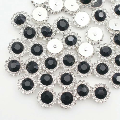 30–100 Stück goldene Blumenklauen-Strasssteine, Glitzerkristalle, Ziersteine, Perlen, Kleidungsstücke, Basteln, zum Aufnähen von Strasssteinen für Kleidung, Edel 30–100 Stück goldene Blumenklauen-Strasssteine, Glitzerkristalle, Ziersteine, Perlen, Kleidungsstücke, Basteln, zum Aufnähen von Strasssteinen für Kleidung, Edel von YFSHC