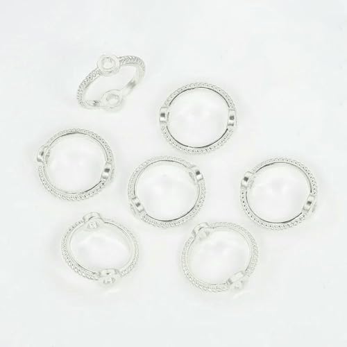 30 Stück/Los 6 8 10 mm Mix Vintage Retro Perlenring Abstandsperlen Kappe DIY Armband Perlen für Schmuckherstellung Zubehör Finding-Silber-30 Stück 10 mm 30 Stück/Los 6 8 10 mm Mix Vintage Retro Perlenring Abstandsperlen Kappe DIY Armband Perlen für Schmuckherstellung Zubehör Finding-Silber-30 Stück 10 mm von YFSHC
