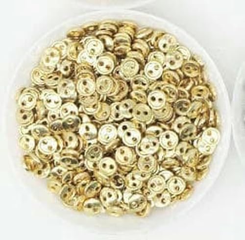 30 Stück 3/4/5/6/7/8 mm Mini-Metallknöpfe für DIY-Puppenkleidung, runde Schnallen, 2 Löcher, handgefertigt, Scrapbooking, Nähen, goldfarben, 6 mm 30 Stück 3/4/5/6/7/8 mm Mini-Metallknöpfe für DIY-Puppenkleidung, runde Schnallen, 2 Löcher, handgefertigt, Scrapbooking, Nähen, goldfarben, 6 mm von YFSHC