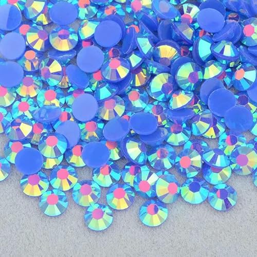 4,0 mm 5 mm 6 mm Jelly Pink AB Flatback Runde Strasssteine Glitzerharz Kristall Strass Nail Art Steine für DIY Dekoration-A51JellySapphireAB-5 mm 500 Stück 4,0 mm 5 mm 6 mm Jelly Pink AB Flatback Runde Strasssteine Glitzerharz Kristall Strass Nail Art Steine für DIY Dekoration-A51JellySapphireAB-5 mm 500 Stück von YFSHC