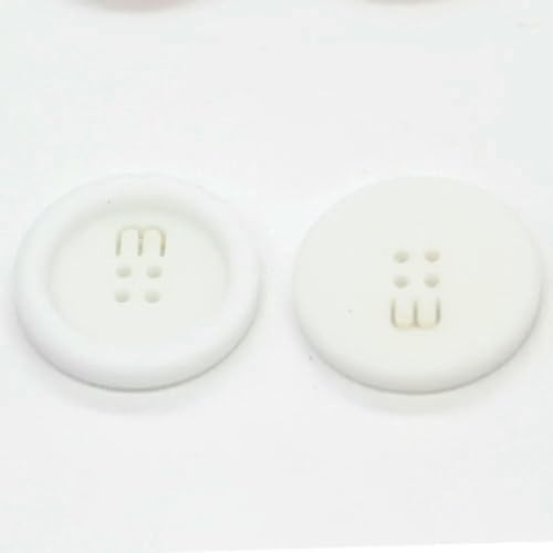 4 Löcher 15/25 mm runde bunte Harzknöpfe für Kleidung süße Damen Kindermanteljacke handgemachte Dekoration kreativer Knopf-Nr. 8 Weiß-28 mm 10 Stück 4 Löcher 15/25 mm runde bunte Harzknöpfe für Kleidung süße Damen Kindermanteljacke handgemachte Dekoration kreativer Knopf-Nr. 8 Weiß-28 mm 10 Stück von YFSHC