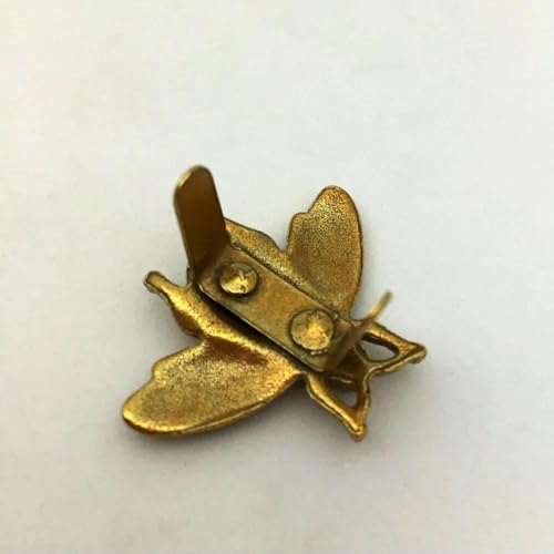 4 Stück Metall-Bienenknöpfe, Nieten, Spikes, Antik-Gold, modische Schraube für Lederhandwerk, Taschen, Schuhe, DIY, Nähzubehör, dekoriert, Antik-Kupfer von YFSHC