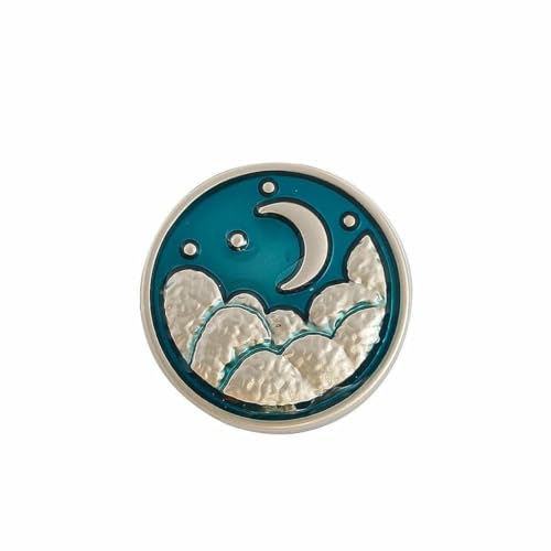 5 Stück Sonne-Mond-Ösenknöpfe, Perlen, runde Metallknöpfe, DIY, Nähen, Scrapbooking, Kleidung, Verzierungen, Basteln, Dekor, Zubehör, Silbermond 5 Stück Sonne-Mond-Ösenknöpfe, Perlen, runde Metallknöpfe, DIY, Nähen, Scrapbooking, Kleidung, Verzierungen, Basteln, Dekor, Zubehör, Silbermond von YFSHC