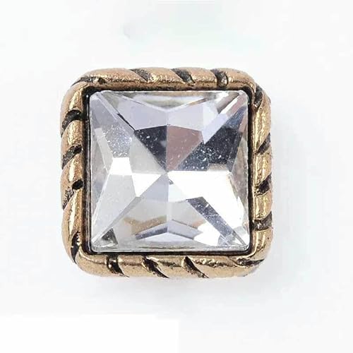 5 Stück Strass-Perlenknöpfe, Blumenplatte, Diamant-Knopf für Haarschmuck, Nähen, dekorativer Schmuck, Schal, Kleidung, Mantel-13741 von YFSHC