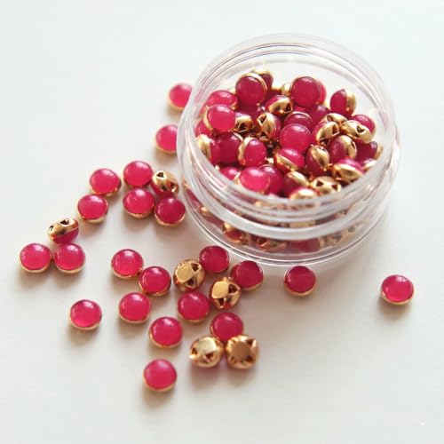5 mm, 100 Stück, ultrakleine Puppenperlen-Miniknöpfe, Gürtelschnalle für DIY-Puppenkleidung, Hemden, Schuhe, Nähzubehör, Scrapbooking, 1 Rot 5 mm, 100 Stück, ultrakleine Puppenperlen-Miniknöpfe, Gürtelschnalle für DIY-Puppenkleidung, Hemden, Schuhe, Nähzubehör, Scrapbooking, 1 Rot von YFSHC