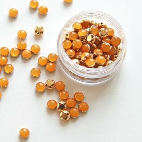5 mm, 100 Stück, ultrakleine Puppenperlen-Miniknöpfe, Gürtelschnalle für DIY-Puppenkleidung, Hemden, Schuhe, Nähzubehör, Scrapbooking, 13 Golden 5 mm, 100 Stück, ultrakleine Puppenperlen-Miniknöpfe, Gürtelschnalle für DIY-Puppenkleidung, Hemden, Schuhe, Nähzubehör, Scrapbooking, 13 Golden von YFSHC