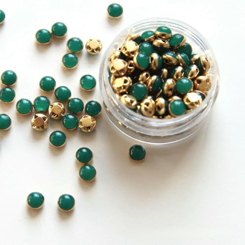 5 mm, 100 Stück, ultrakleine Puppenperlen-Miniknöpfe, Gürtelschnalle für DIY-Puppenkleidung, Hemden, Schuhe, Nähzubehör, Scrapbooking, 14 Dunkelgrün 5 mm, 100 Stück, ultrakleine Puppenperlen-Miniknöpfe, Gürtelschnalle für DIY-Puppenkleidung, Hemden, Schuhe, Nähzubehör, Scrapbooking, 14 Dunkelgrün von YFSHC