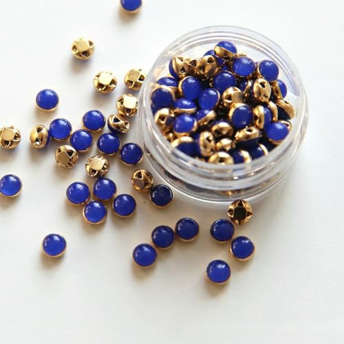5 mm, 100 Stück, ultrakleine Puppenperlen-Miniknöpfe, Gürtelschnalle für DIY-Puppenkleidung, Hemden, Schuhe, Nähzubehör, Scrapbooking, 15 Königsblau 5 mm, 100 Stück, ultrakleine Puppenperlen-Miniknöpfe, Gürtelschnalle für DIY-Puppenkleidung, Hemden, Schuhe, Nähzubehör, Scrapbooking, 15 Königsblau von YFSHC
