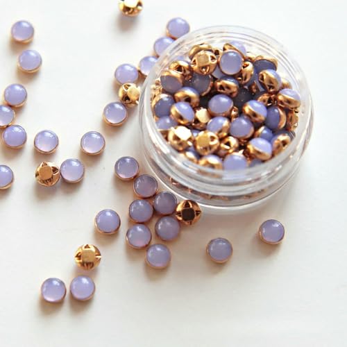 5 mm, 100 Stück, ultrakleine Puppenperlen-Miniknöpfe, Gürtelschnalle für DIY-Puppenkleidung, Hemden, Schuhe, Nähzubehör, Scrapbooking, 6 Grau Lila 5 mm, 100 Stück, ultrakleine Puppenperlen-Miniknöpfe, Gürtelschnalle für DIY-Puppenkleidung, Hemden, Schuhe, Nähzubehör, Scrapbooking, 6 Grau Lila von YFSHC