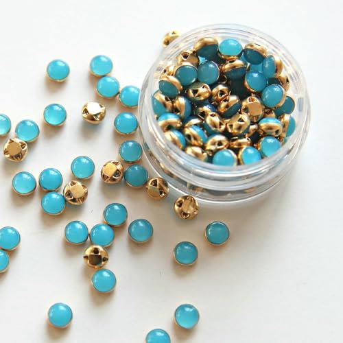 5 mm, 100 Stück, ultrakleine Puppenperlen-Miniknöpfe, Gürtelschnalle für DIY-Puppenkleidung, Hemden, Schuhe, Nähzubehör, Scrapbooking, 8 Blau 5 mm, 100 Stück, ultrakleine Puppenperlen-Miniknöpfe, Gürtelschnalle für DIY-Puppenkleidung, Hemden, Schuhe, Nähzubehör, Scrapbooking, 8 Blau von YFSHC