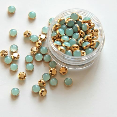 5 mm, 100 Stück, ultrakleine Puppenperlen-Miniknöpfe, Gürtelschnalle für DIY-Puppenkleidung, Hemden, Schuhe, Nähzubehör, Scrapbooking, 9 Blaugrün 5 mm, 100 Stück, ultrakleine Puppenperlen-Miniknöpfe, Gürtelschnalle für DIY-Puppenkleidung, Hemden, Schuhe, Nähzubehör, Scrapbooking, 9 Blaugrün von YFSHC