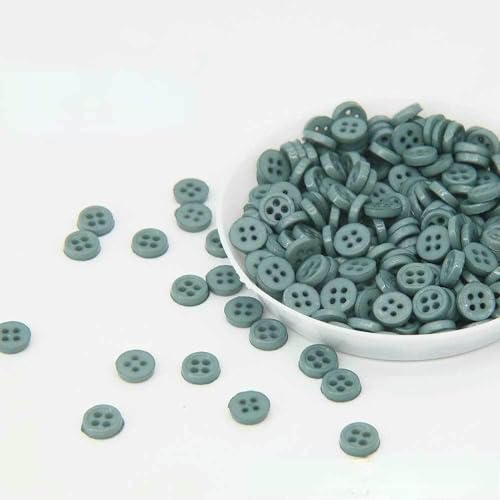 50/100 Stück 6 mm Mini-Harzknöpfe, 2 Löcher, runde kleine Knöpfe für Heimwerker, Puppenkleidung, Nähverzierungen, Scrapbooking, 21–50 Stück 50/100 Stück 6 mm Mini-Harzknöpfe, 2 Löcher, runde kleine Knöpfe für Heimwerker, Puppenkleidung, Nähverzierungen, Scrapbooking, 21–50 Stück von YFSHC
