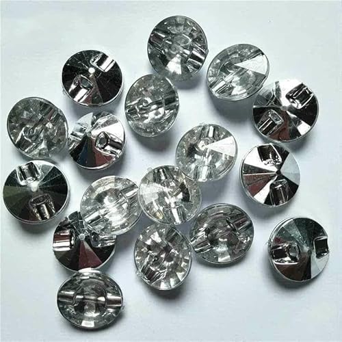 50/100 Stück Verleihen Sie Ihrer Heimdekoration Glanz mit dekorativen Kristallknöpfen für Sofa, weiche Tasche, 50 Stück, 18 mm 50/100 Stück Verleihen Sie Ihrer Heimdekoration Glanz mit dekorativen Kristallknöpfen für Sofa, weiche Tasche, 50 Stück, 18 mm von YFSHC