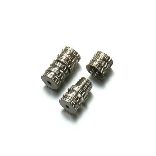 50–100 Stück/Los Schmuckverschlüsse, Zylinderschrauben, Verbindungsstück für die Schmuckherstellung, Halskette, Armband, Verschlussschnalle, DIY-Befunde, Stahl, 50 Stück von YFSHC