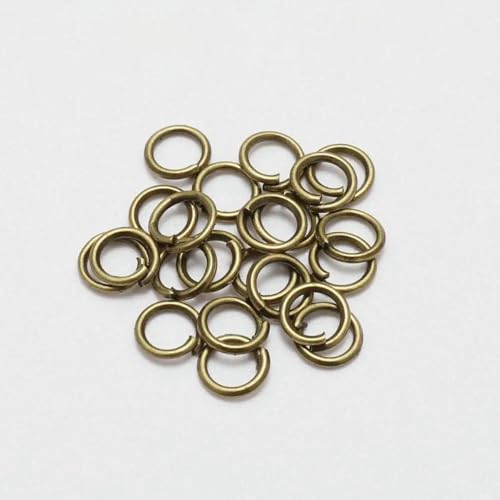 50–200 Stück/Los 3–20 mm offene Biegeringe, Roségold-Schlaufen, Spaltringe, Verbinder für DIY-Schmuckherstellung, DIY-Zubehör – Antikbronze – 4,0 mm x 200 Stück 50–200 Stück/Los 3–20 mm offene Biegeringe, Roségold-Schlaufen, Spaltringe, Verbinder für DIY-Schmuckherstellung, DIY-Zubehör – Antikbronze – 4,0 mm x 200 Stück von YFSHC