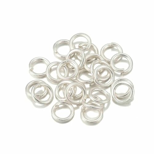 50–200 Stück/Los 3–20 mm offene Biegeringe, Roségold-Schlaufen, Spaltringe, Verbinder für DIY-Schmuckherstellung, DIY-Zubehör – mattiertes Silber – 16 mm x 100 Stück 50–200 Stück/Los 3–20 mm offene Biegeringe, Roségold-Schlaufen, Spaltringe, Verbinder für DIY-Schmuckherstellung, DIY-Zubehör – mattiertes Silber – 16 mm x 100 Stück von YFSHC