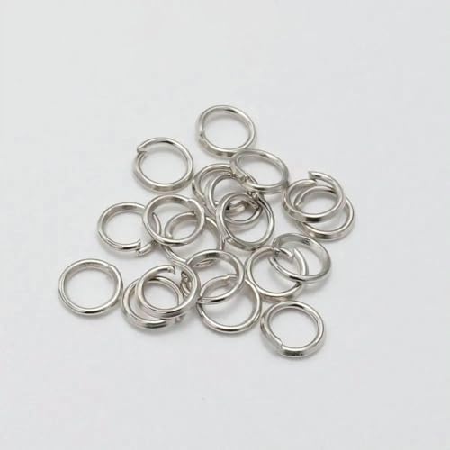 50–200 Stück/Los 3–20 mm offene Biegeringe, Roségold-Schleifen, Spaltringe, Verbinder für DIY-Schmuckherstellung, DIY-Zubehör, Rhodium, 10 mm x 200 Stück 50–200 Stück/Los 3–20 mm offene Biegeringe, Roségold-Schleifen, Spaltringe, Verbinder für DIY-Schmuckherstellung, DIY-Zubehör, Rhodium, 10 mm x 200 Stück von YFSHC
