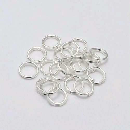 50–200 Stück/Los 3–20 mm offene Biegeringe, Roségold-Schleifen, Spaltringe, Verbinder für DIY-Schmuckherstellung, DIY-Zubehör, Silber, 7 mm x 200 Stück 50–200 Stück/Los 3–20 mm offene Biegeringe, Roségold-Schleifen, Spaltringe, Verbinder für DIY-Schmuckherstellung, DIY-Zubehör, Silber, 7 mm x 200 Stück von YFSHC