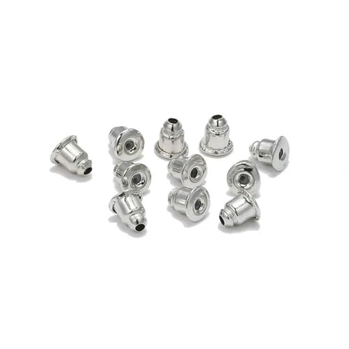 50–200 Stück/Los Ohrstecker-Verschlüsse, Stopper, Rollen, Ohrbefunde, DIY, blockierte Kappen, Ohrstecker, Stopper, Ohrzubehör, Zubehör, Rhodium, 200 Stück 50–200 Stück/Los Ohrstecker-Verschlüsse, Stopper, Rollen, Ohrbefunde, DIY, blockierte Kappen, Ohrstecker, Stopper, Ohrzubehör, Zubehör, Rhodium, 200 Stück von YFSHC