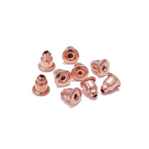 50–200 Stück/Los Ohrstecker-Verschlüsse, Stopper, Rollen, Ohrbefunde, DIY, blockierte Kappen, Ohrstecker, Stopper, Ohrzubehör, Zubehör, Roségold, 200 Stück 50–200 Stück/Los Ohrstecker-Verschlüsse, Stopper, Rollen, Ohrbefunde, DIY, blockierte Kappen, Ohrstecker, Stopper, Ohrzubehör, Zubehör, Roségold, 200 Stück von YFSHC