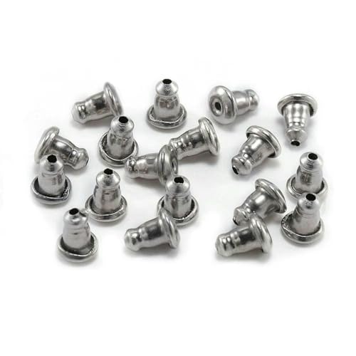 50–200 Stück/Los Ohrstecker-Verschlüsse, Stopper, Rollen, Ohrbefunde, DIY, blockierte Kappen, Ohrstecker, Stopper, Ohrzubehör, Zubehör, Stahl, 50 Stück 50–200 Stück/Los Ohrstecker-Verschlüsse, Stopper, Rollen, Ohrbefunde, DIY, blockierte Kappen, Ohrstecker, Stopper, Ohrzubehör, Zubehör, Stahl, 50 Stück von YFSHC