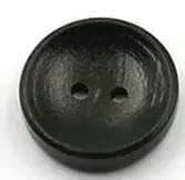 50 Stück/Los, Größe: 10–25 mm, natürliche Holzknöpfe zum Nähen von Kleidung, Basteln, Scrapbooking, Zubehör, Dekoration (SS-2276), Schwarz, 18 mm, 50 Stück von YFSHC