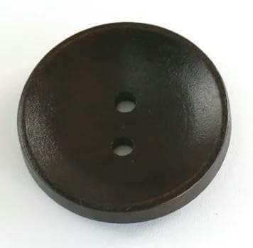 50 Stück/Los, Größe: 10–25 mm, natürliche Holzknöpfe zum Nähen von Kleidung, Basteln, Scrapbooking, Zubehör, Dekoration (SS-2276) – Dunkelbraun – 10 mm, 50 Stück von YFSHC